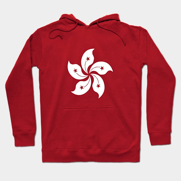 Hong Kong flag Hoodie by La Moda Tee